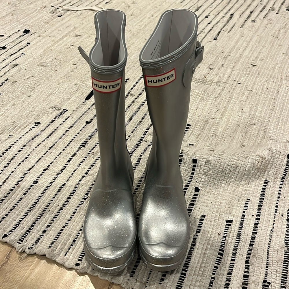 Kids Hunter Tall Cosmic boot, size Size: US 4B or 5G , Eu36 , UK 3